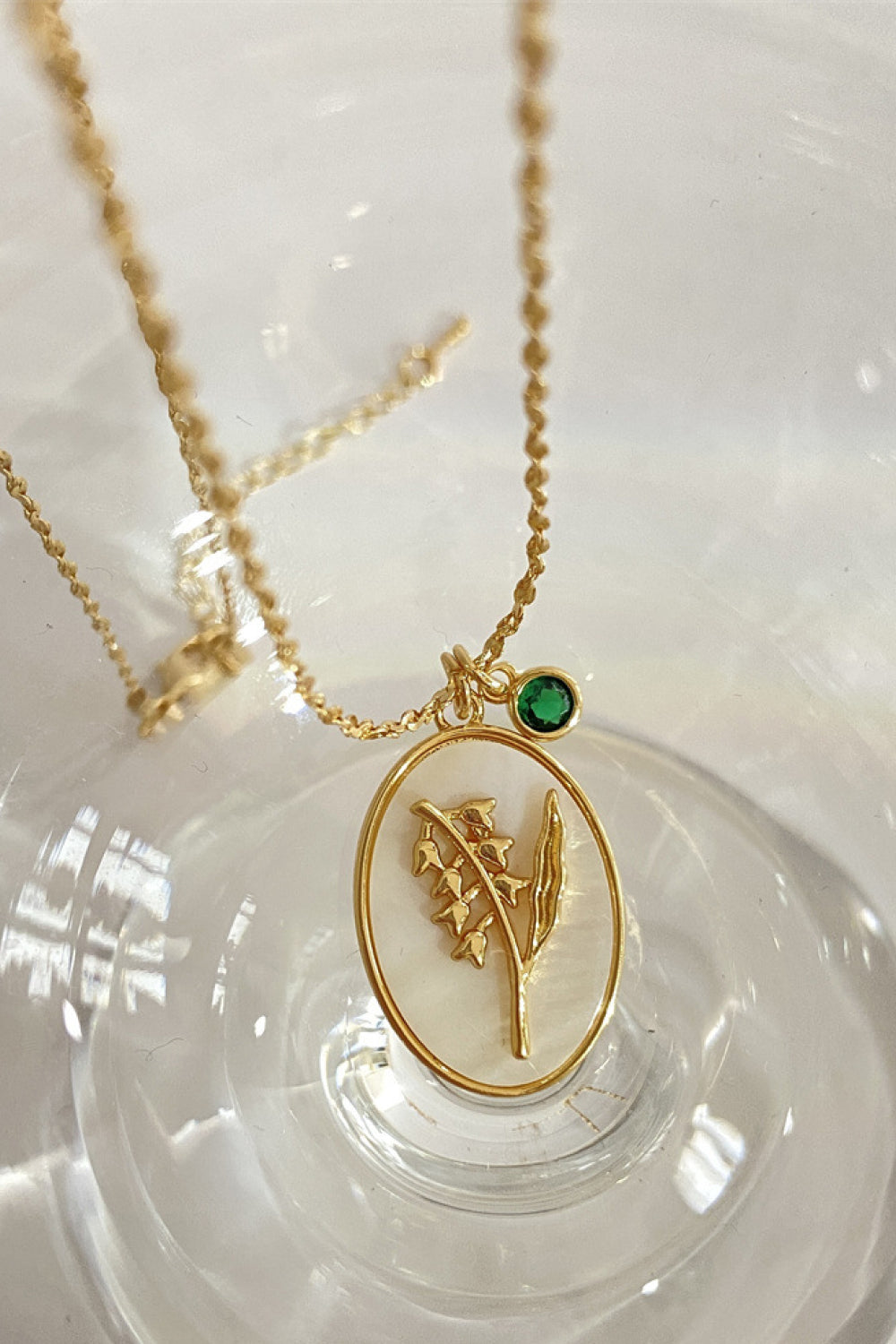 Flower Shell Pendant Copper Necklace - Treasured Gift's & More