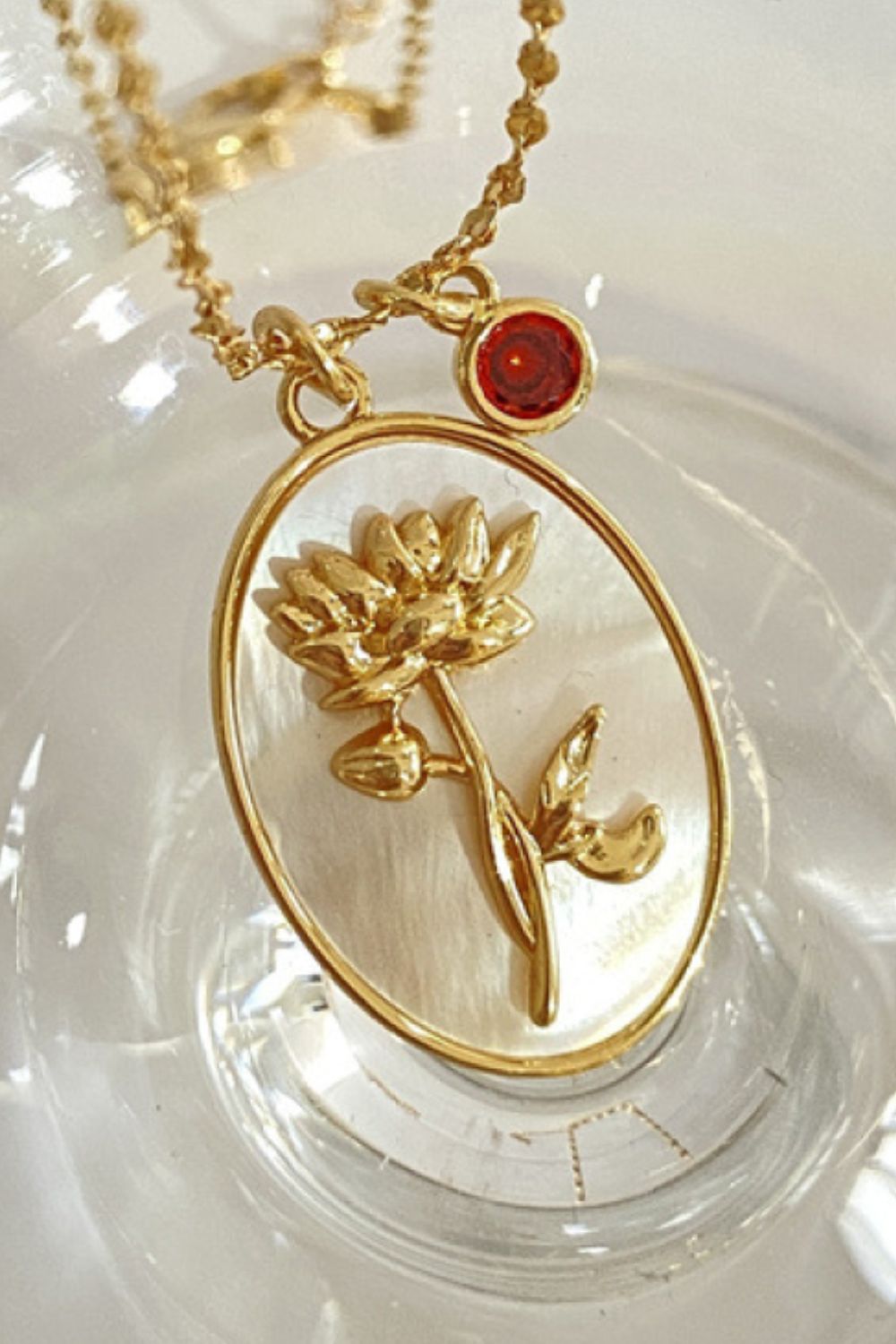 Flower Shell Pendant Copper Necklace - Treasured Gift's & More
