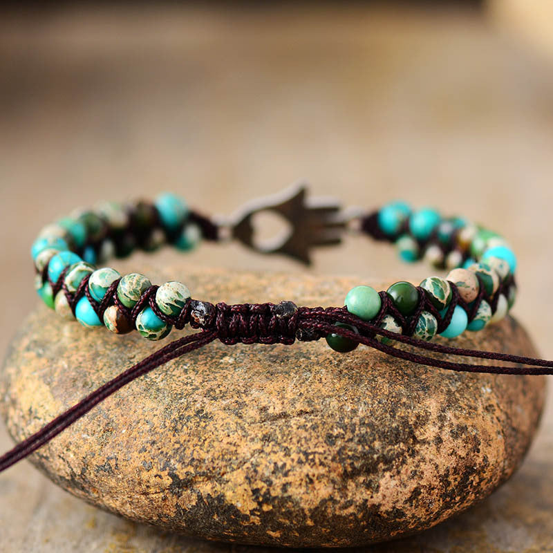 Turquoise Beaded Bracelet - Treasured Gift's & More