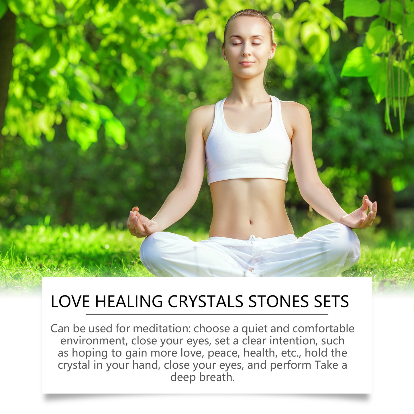 Love Crystal Healing Stone Set - Treasured Gift's & More