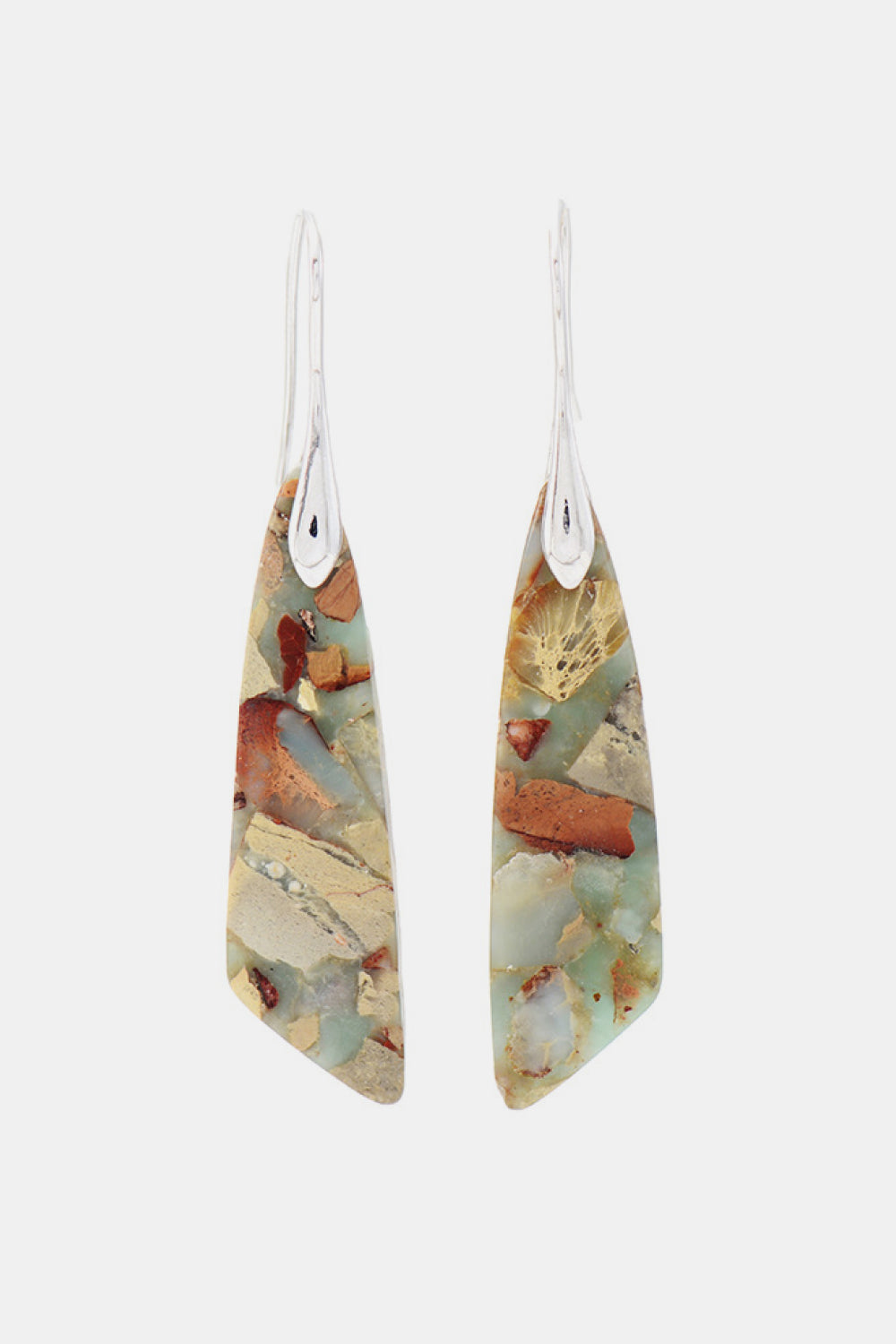 Handmade Natural Stone Dangle Earrings - Treasured Gift's & More