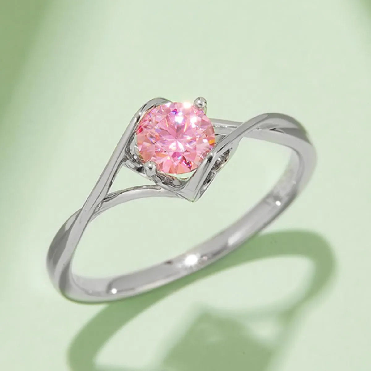Moissanite 925 Sterling Silver Ring - Treasured Gift's & More
