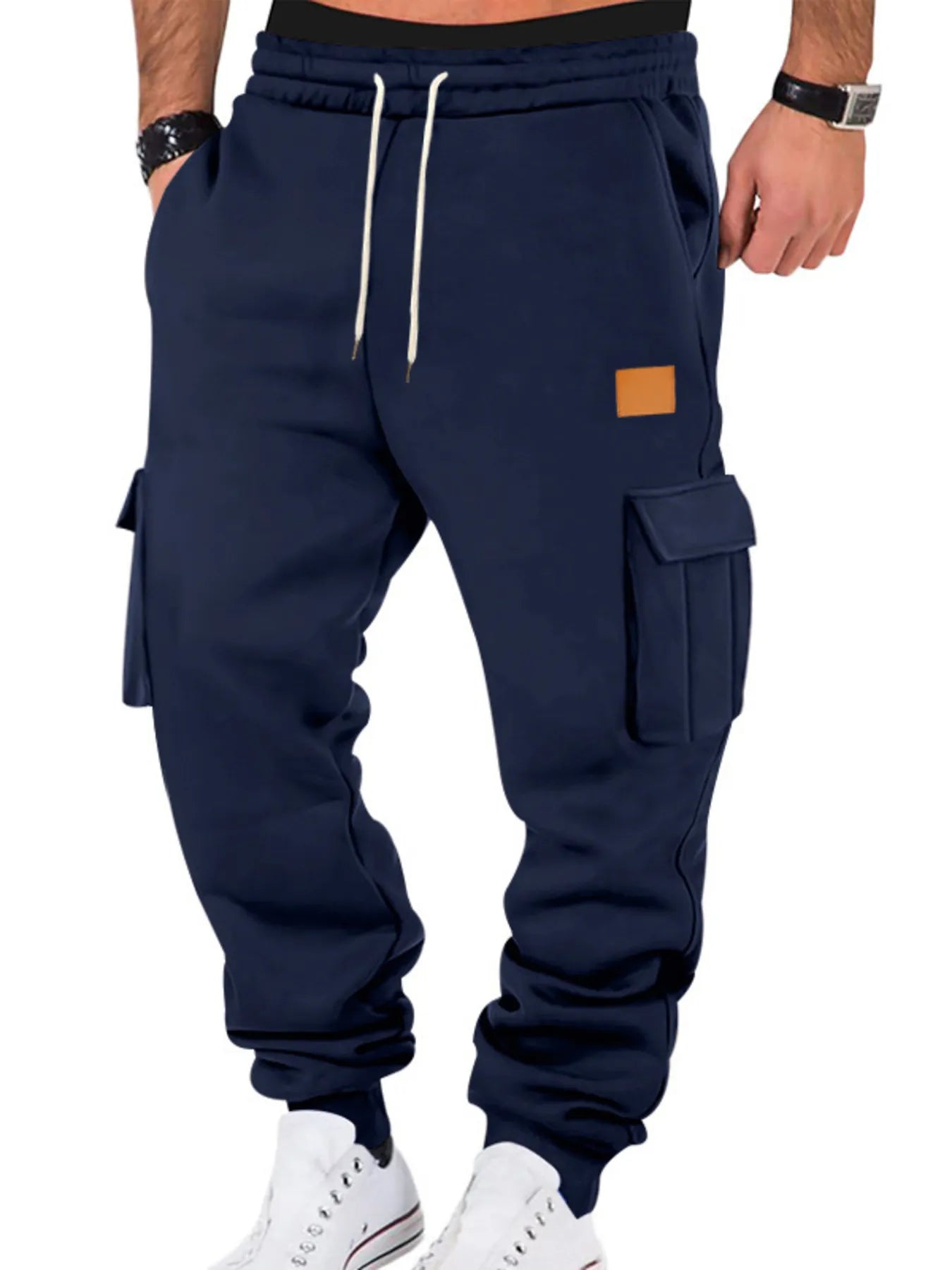 Men's Full Size Drawstring Loose Fit Pants Plus Size - Treasured Gift's & More
