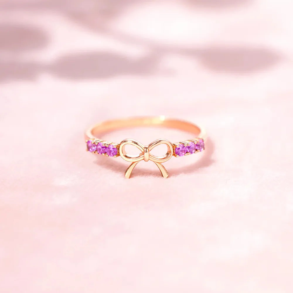 925 Sterling Silver Bow Ring - Treasured Gift's & More