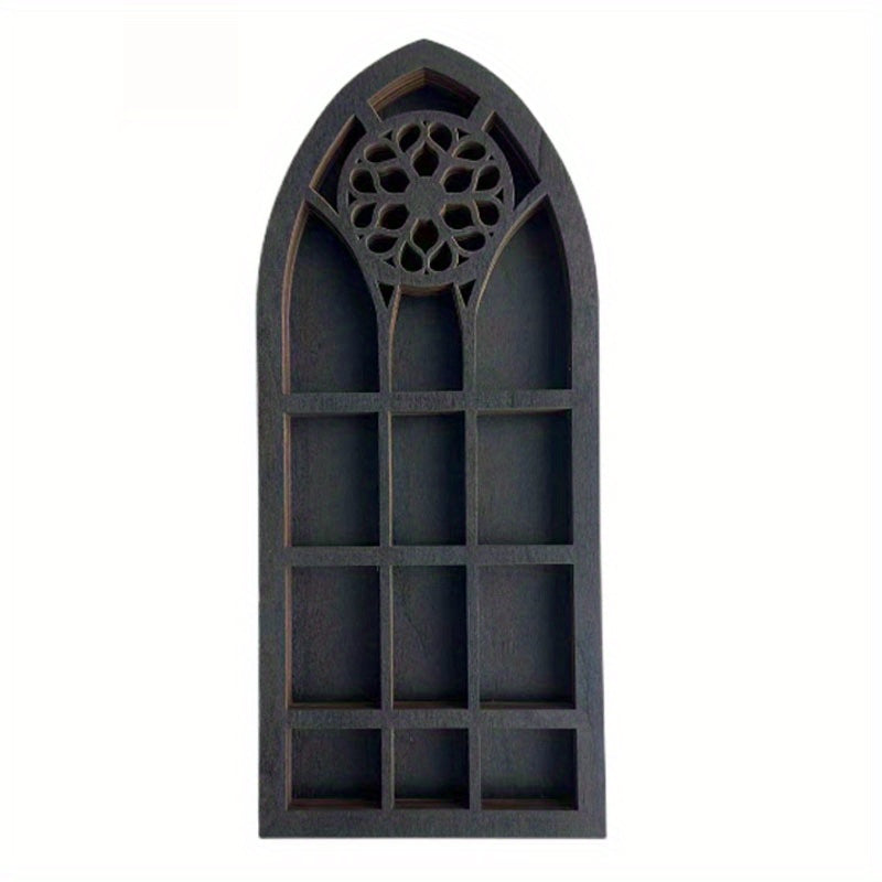 1pc Old Church Window Crystal Wall Shelf