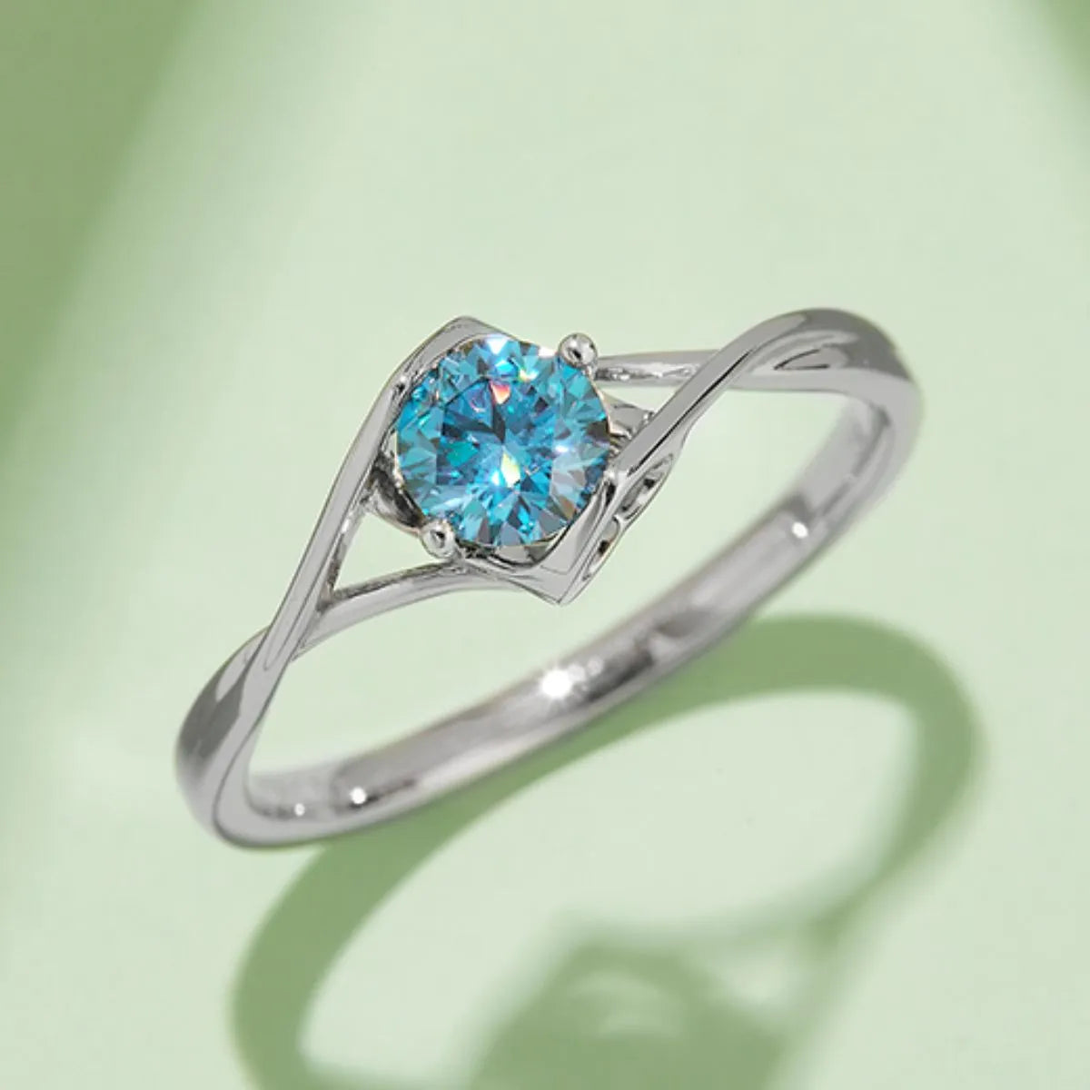 Moissanite 925 Sterling Silver Ring - Treasured Gift's & More