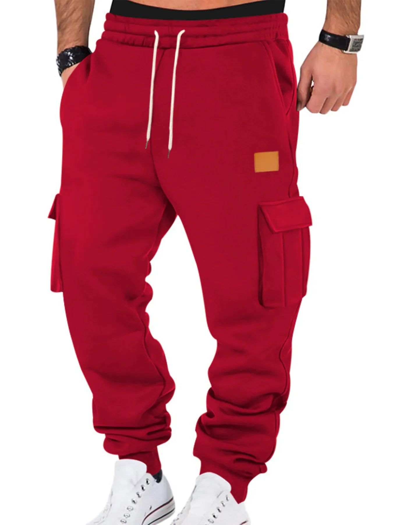 Men's Full Size Drawstring Loose Fit Pants Plus Size - Treasured Gift's & More