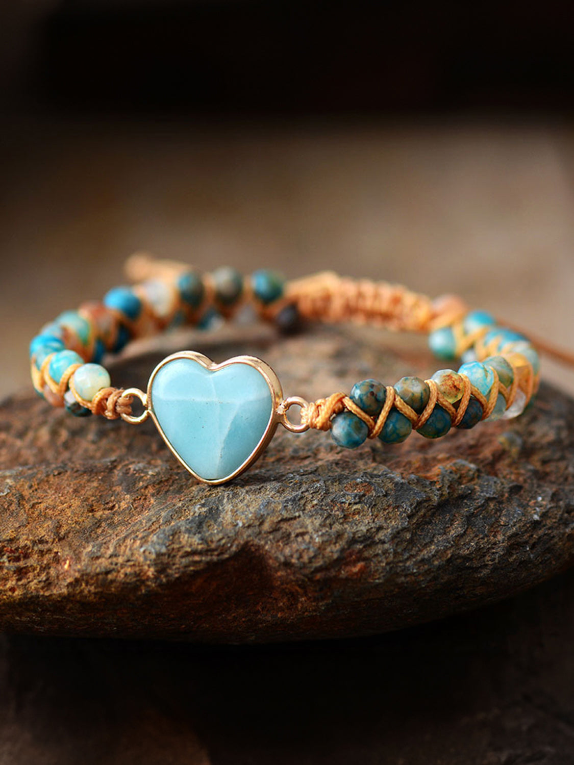 Heart Shape Beaded Bracelet - Treasured Gift's & More
