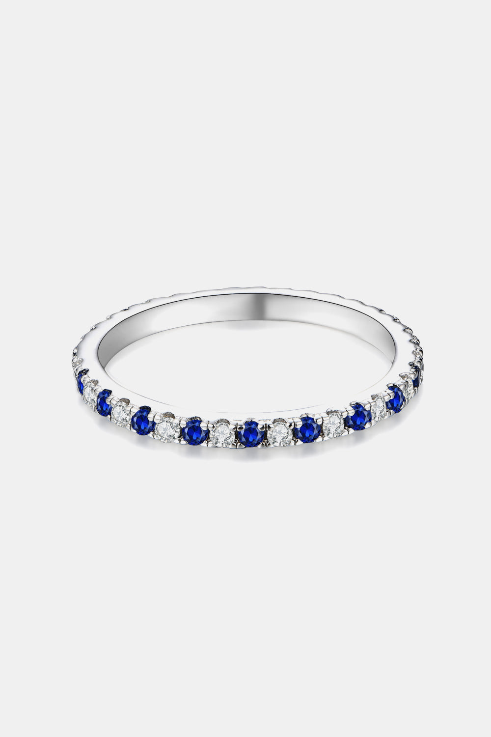 Moissanite Lab-Grown Sapphire Rings - Treasured Gift's & More