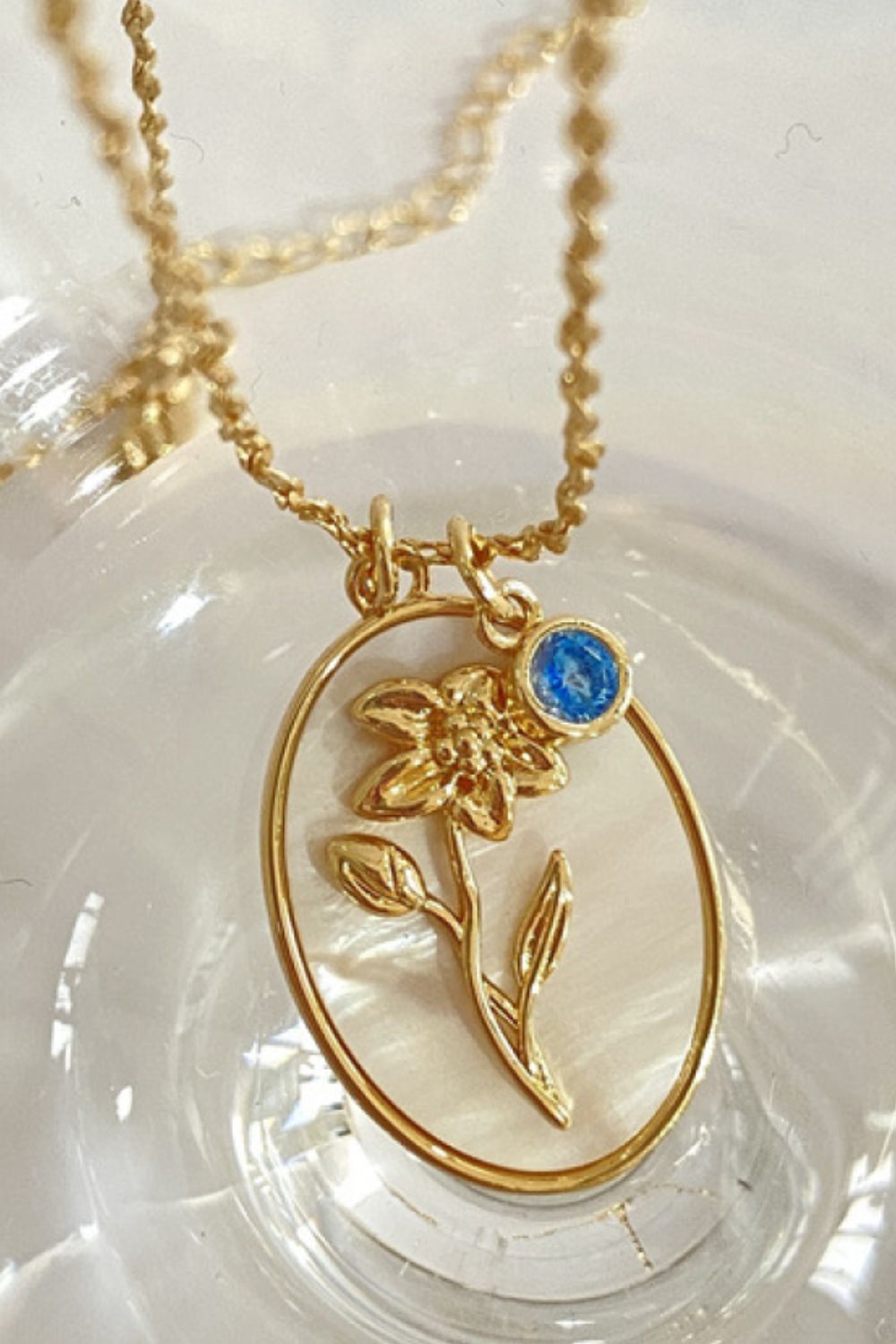 Flower Shell Pendant Copper Necklace - Treasured Gift's & More