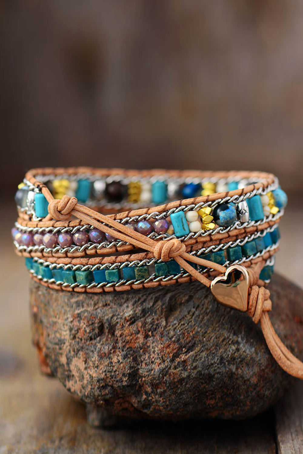 Heart Layered Bracelet - Treasured Gift's & More
