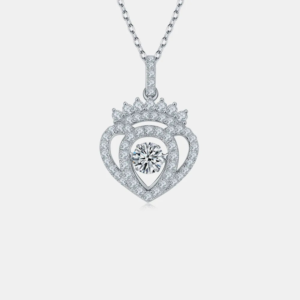 Moissanite 925 Sterling Silver Necklace - Treasured Gift's & More