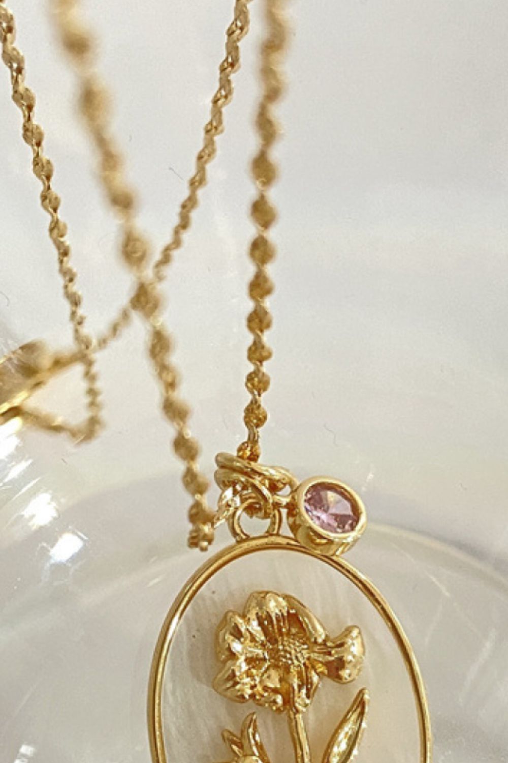 Flower Shell Pendant Copper Necklace - Treasured Gift's & More