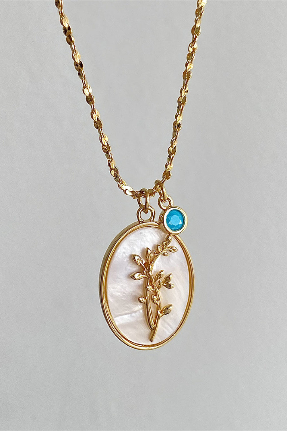 Flower Shell Pendant Copper Necklace - Treasured Gift's & More