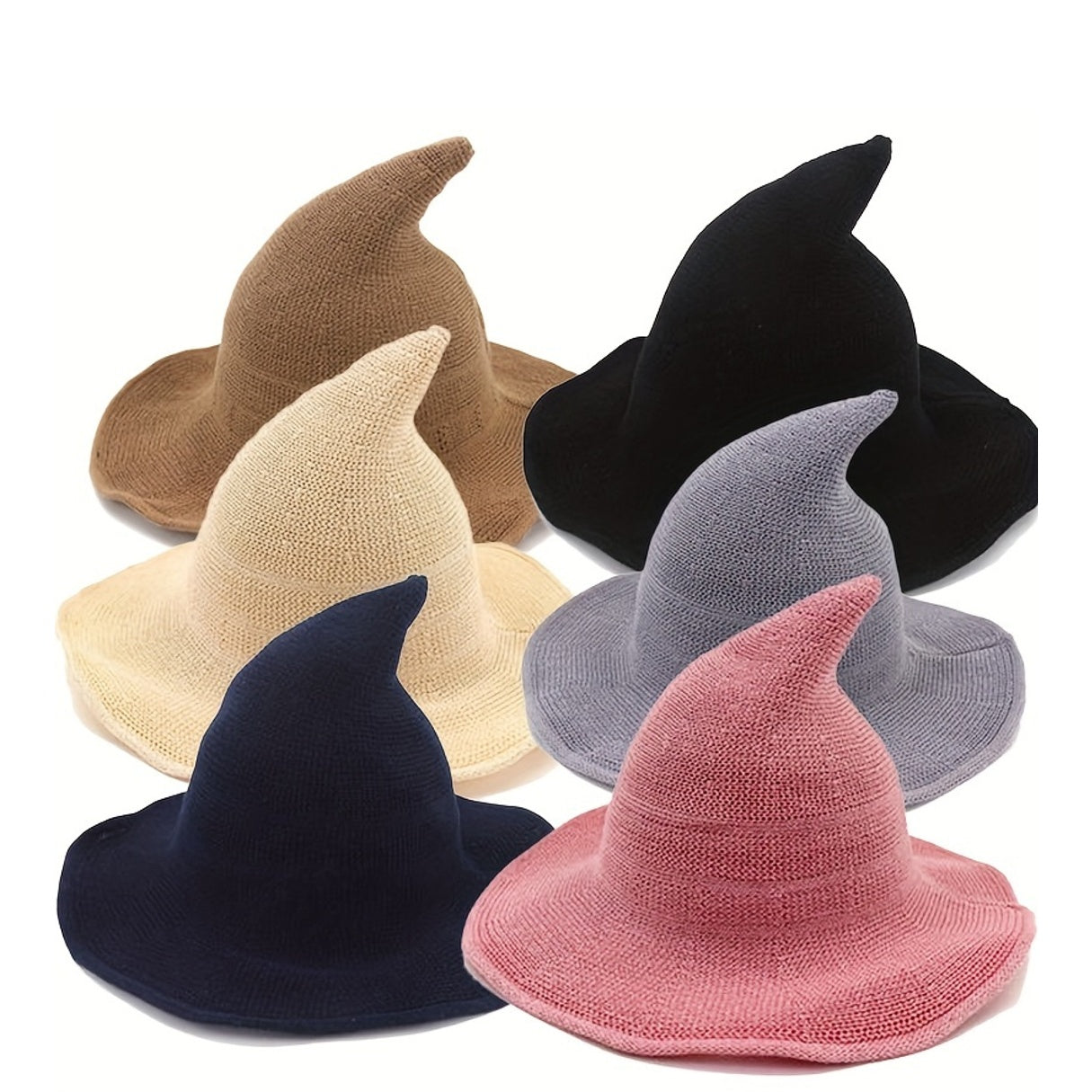 Velvet Gothic Witch-Inspired Knit Hat