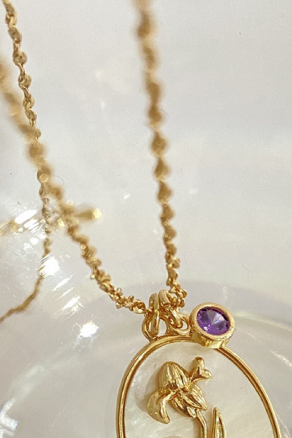 Flower Shell Pendant Copper Necklace - Treasured Gift's & More