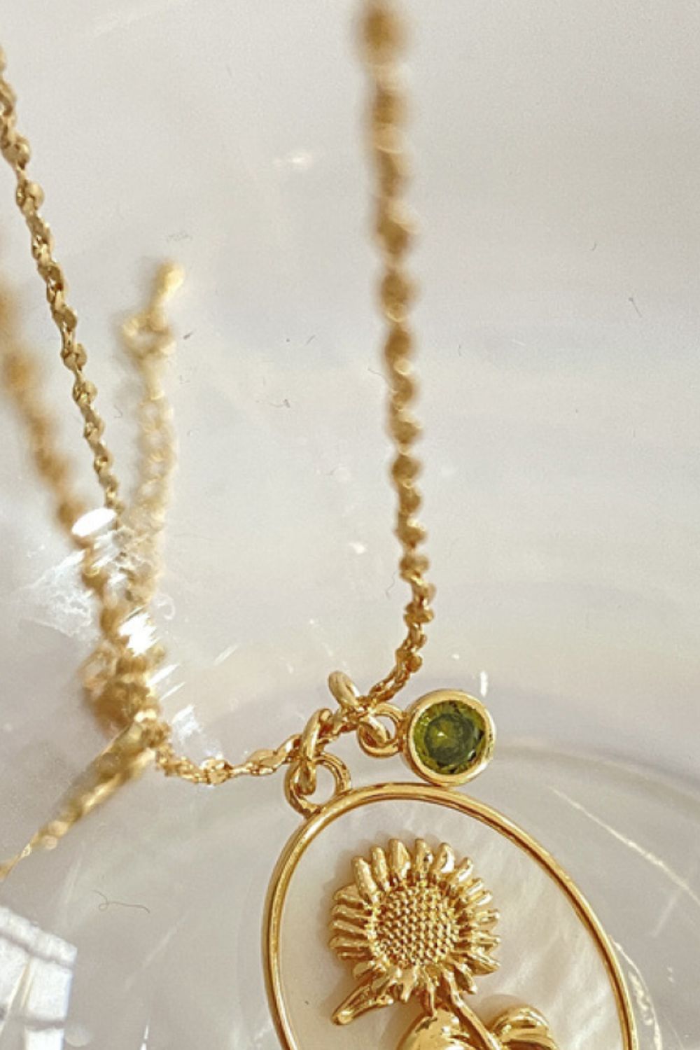 Flower Shell Pendant Copper Necklace - Treasured Gift's & More