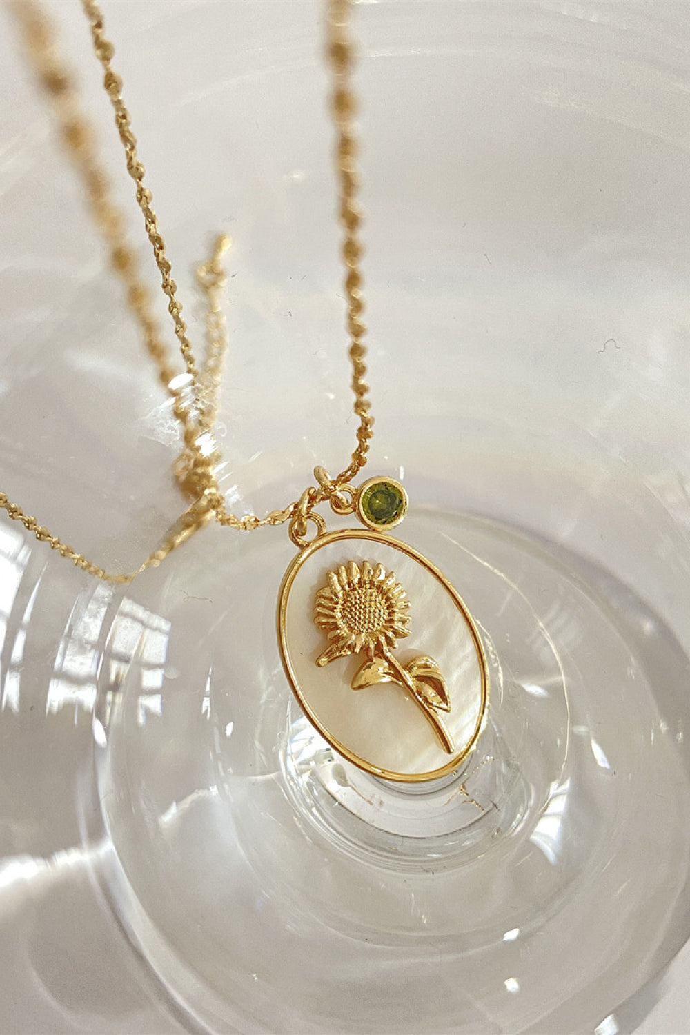 Flower Shell Pendant Copper Necklace - Treasured Gift's & More