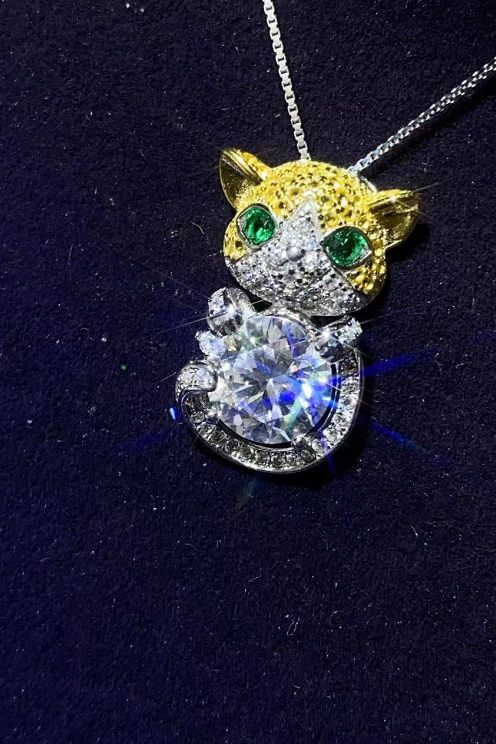 2 Carat Moissanite 925 Sterling Silver Necklace - Treasured Gift's & More