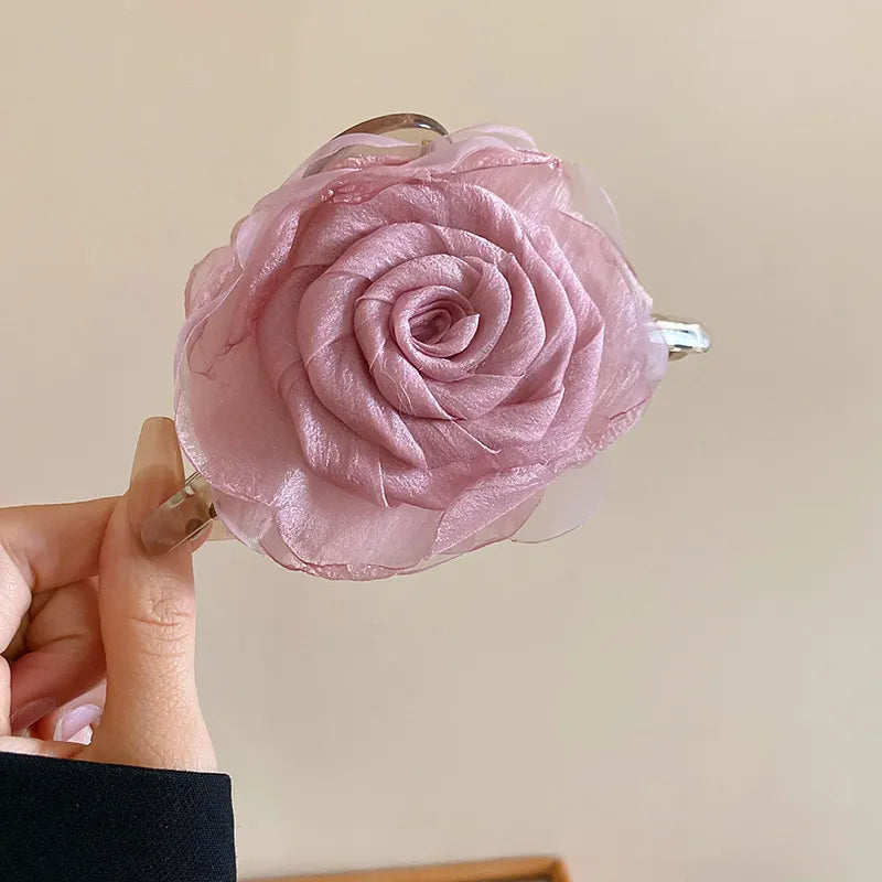 Flower Acrylic Hair Claw Clip - Treasured Gift's & More