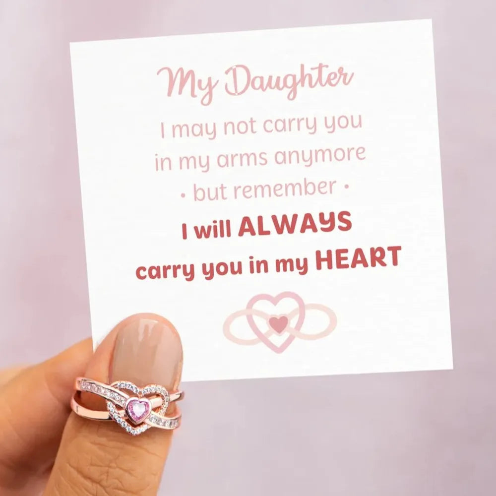 Heart Shape Zircon 925 Sterling Silver Ring - Treasured Gift's & More