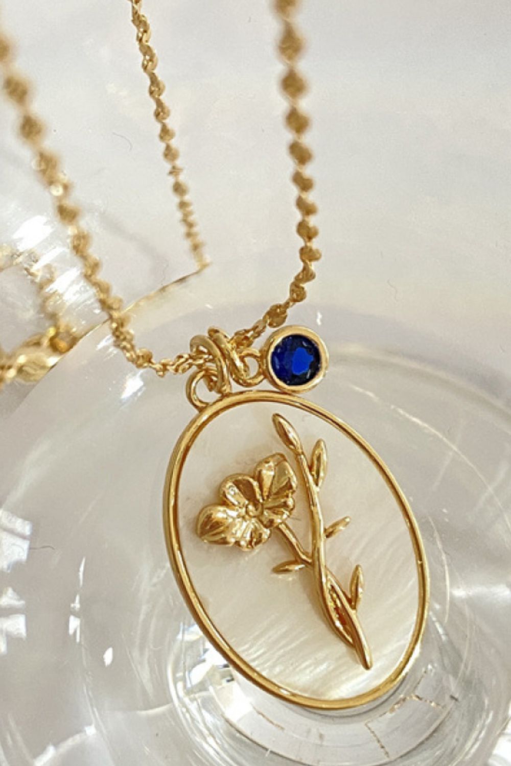 Flower Shell Pendant Copper Necklace - Treasured Gift's & More