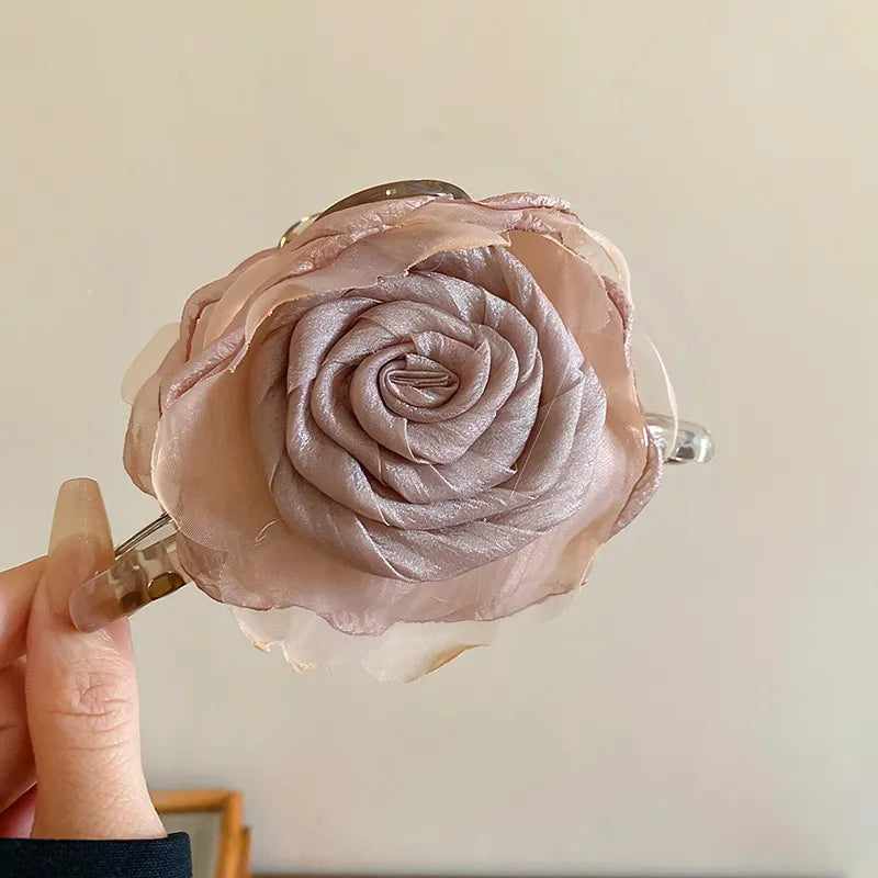 Flower Acrylic Hair Claw Clip - Treasured Gift's & More