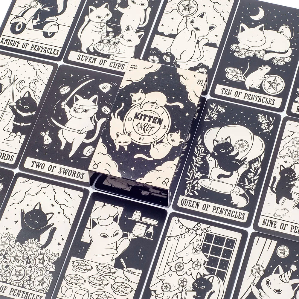 78 Card Deck Kitten Tarot Cards