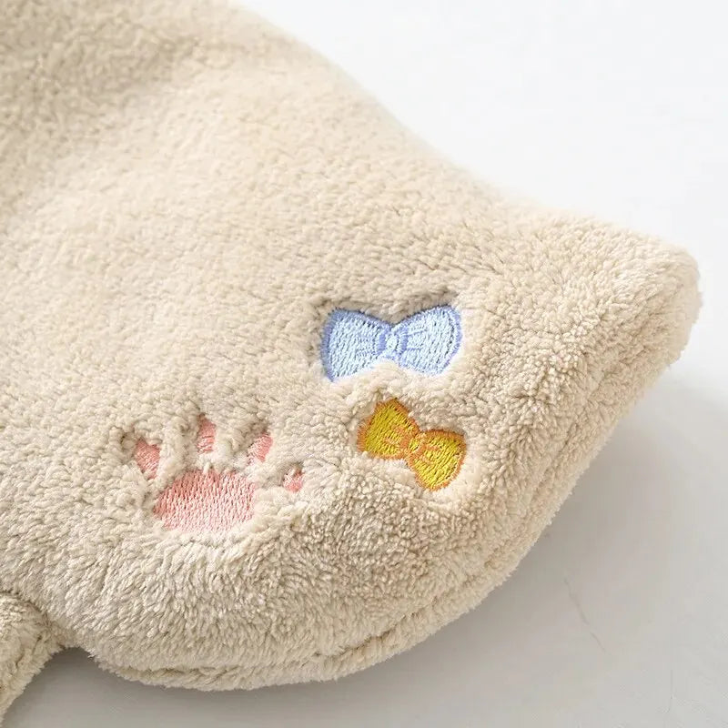 Cute Cartoon Tanuki Hanging Towel