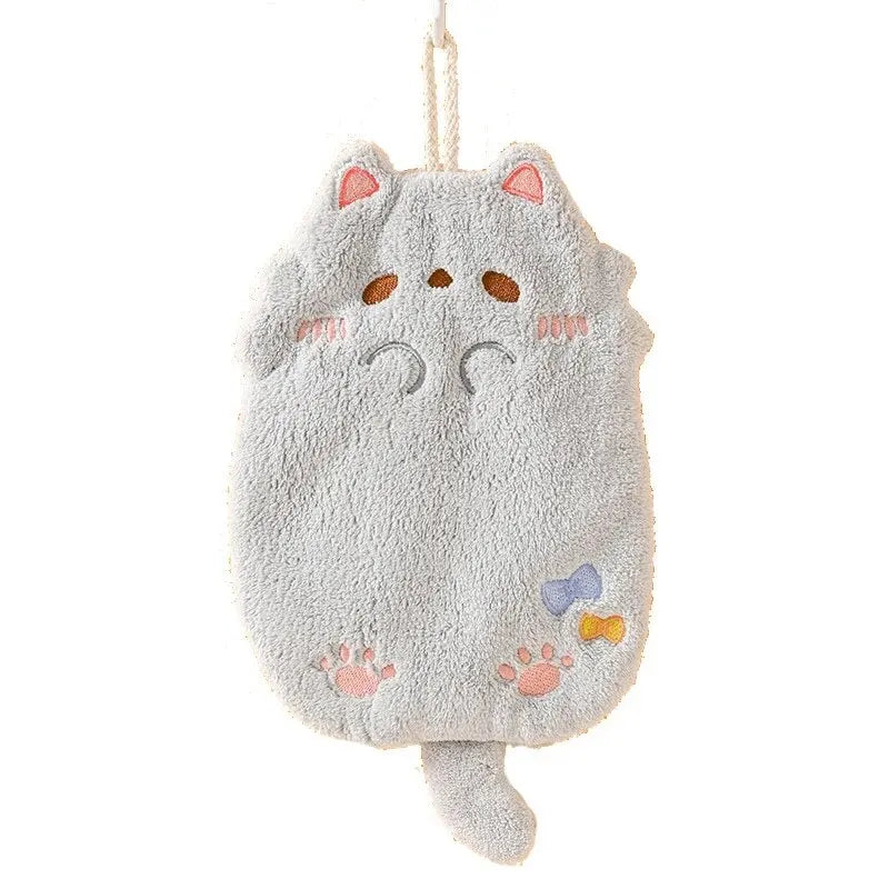 Cute Cartoon Tanuki Hanging Towel