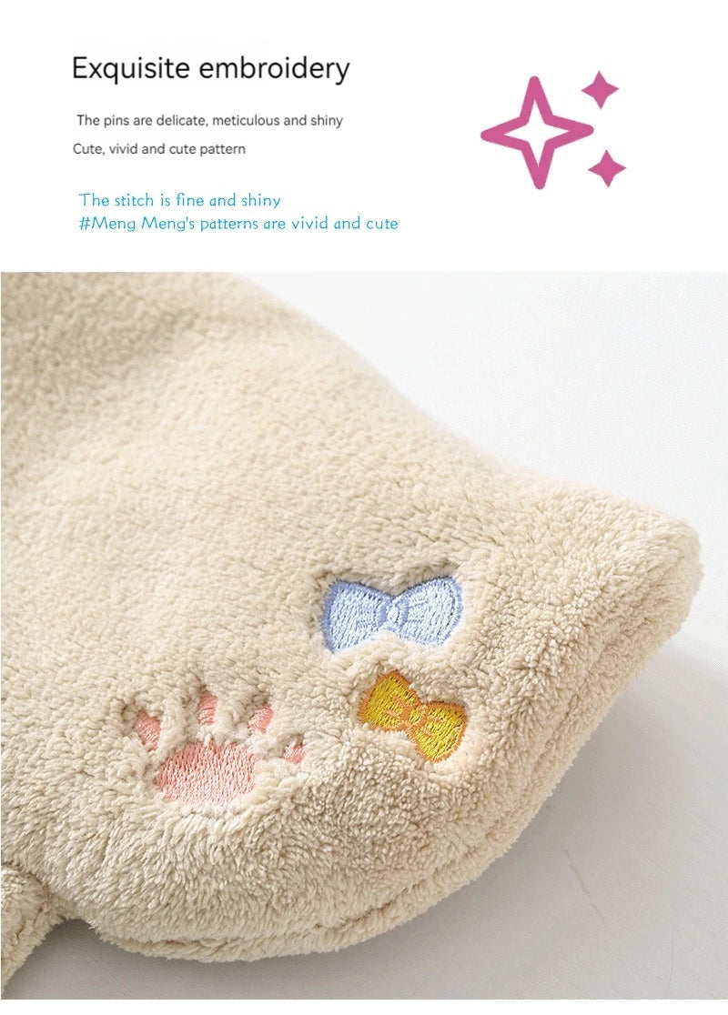 Cute Cartoon Tanuki Hanging Towel