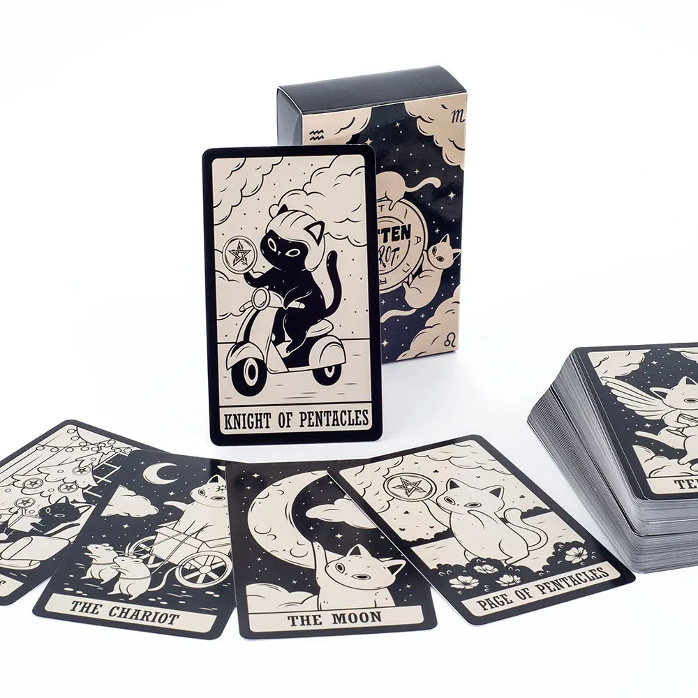 78 Card Deck Kitten Tarot Cards