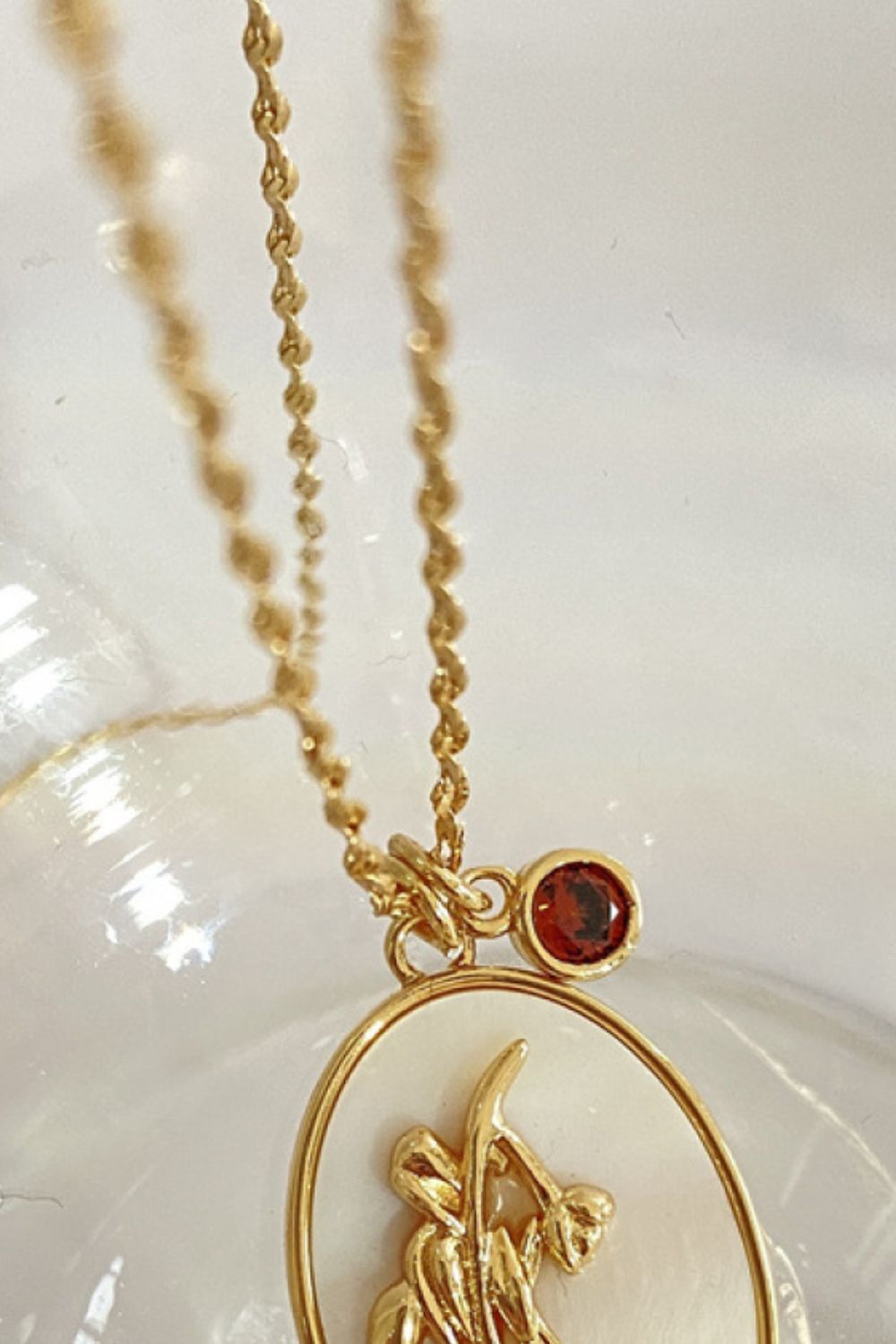 Flower Shell Pendant Copper Necklace - Treasured Gift's & More