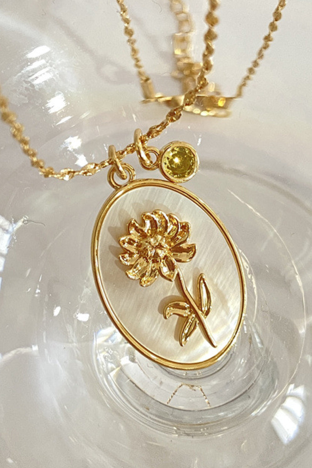 Flower Shell Pendant Copper Necklace - Treasured Gift's & More
