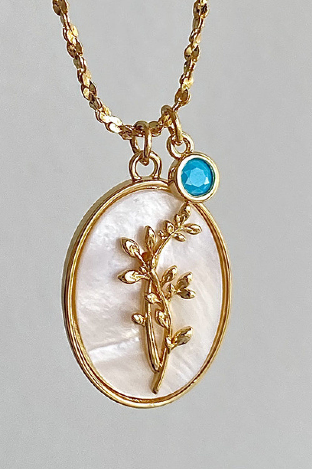Flower Shell Pendant Copper Necklace - Treasured Gift's & More