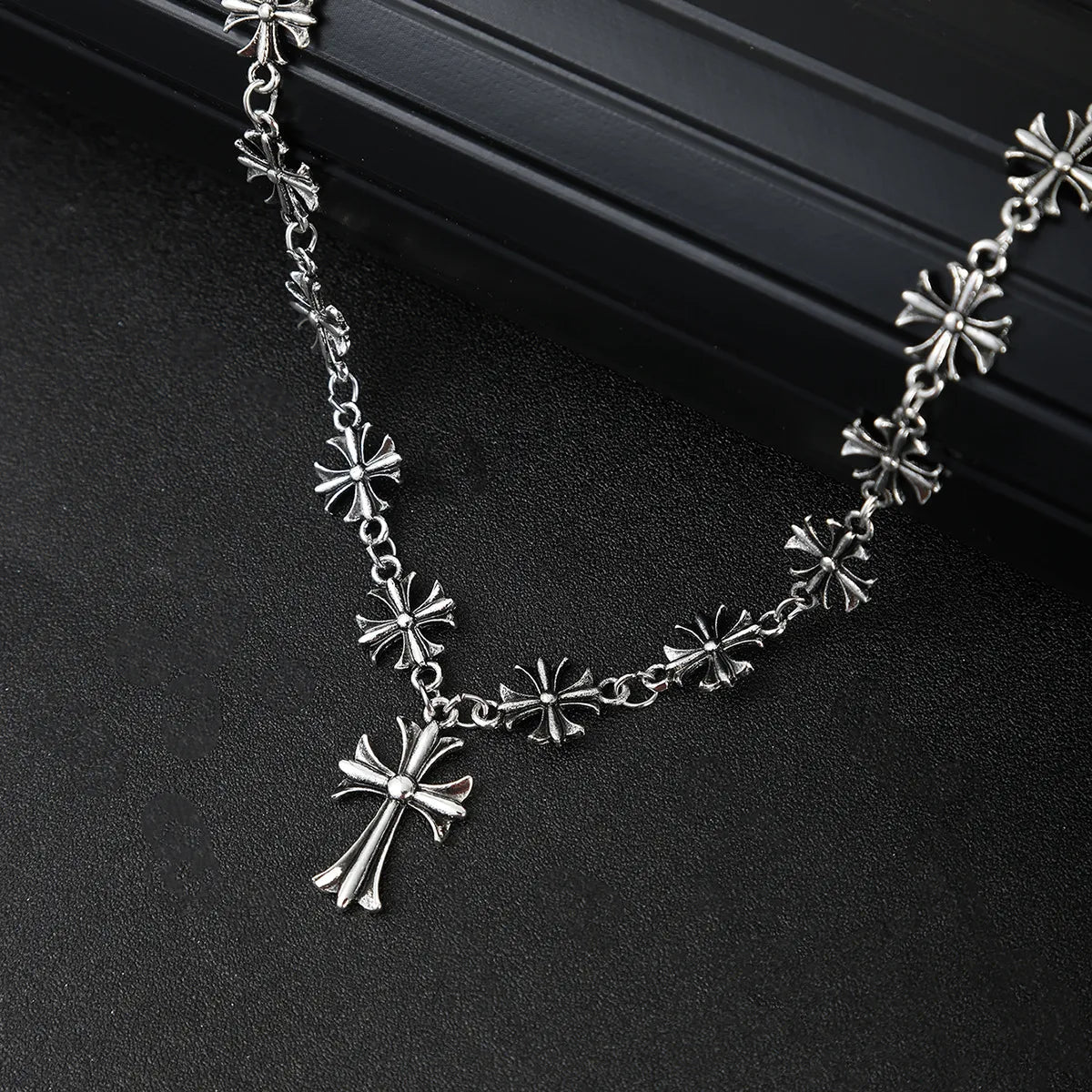Cross Pendant Alloy Necklace - Treasured Gift's & More