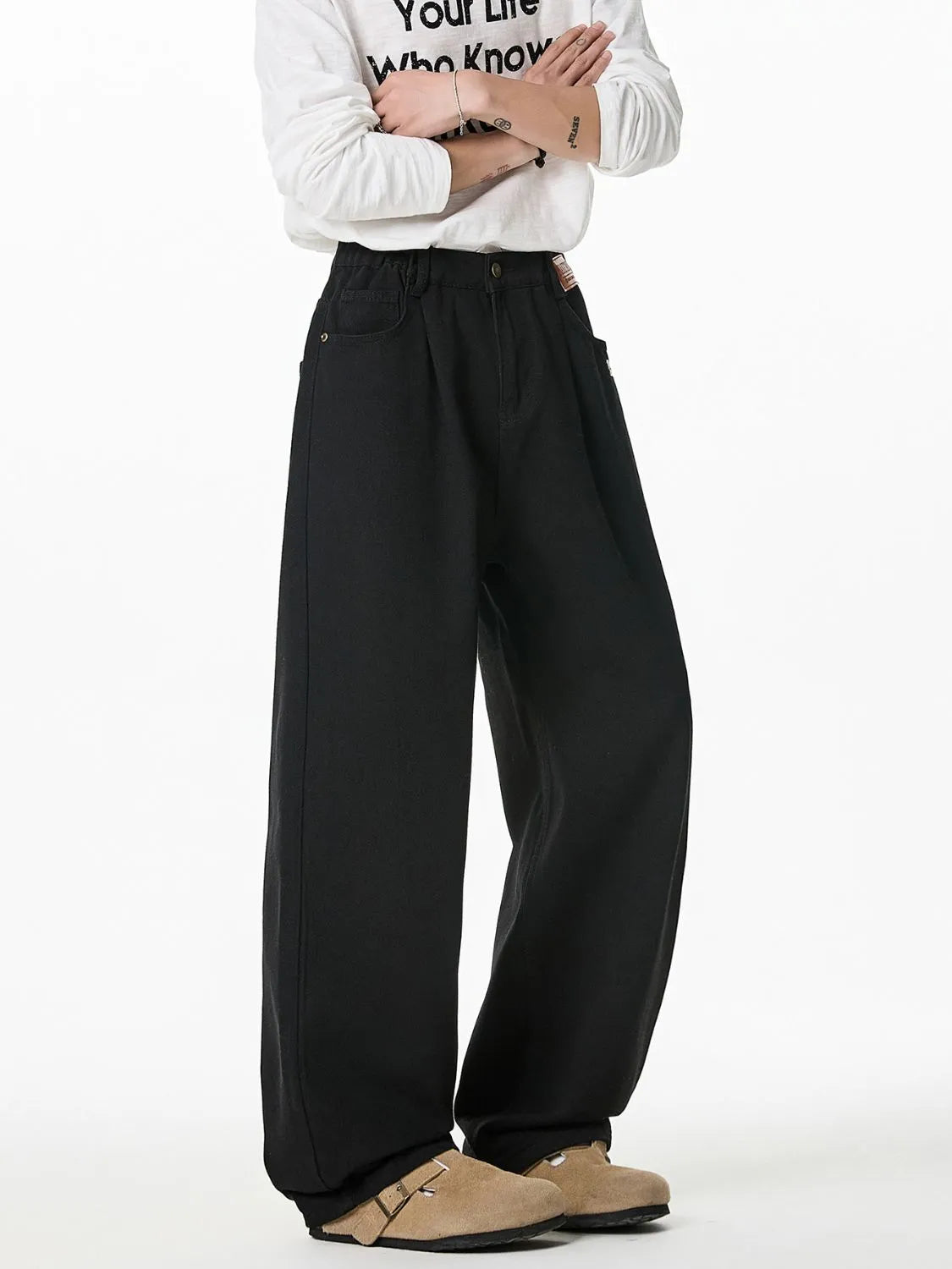 Men's Plus Size Wide Leg Pants - Treasured Gift's & More