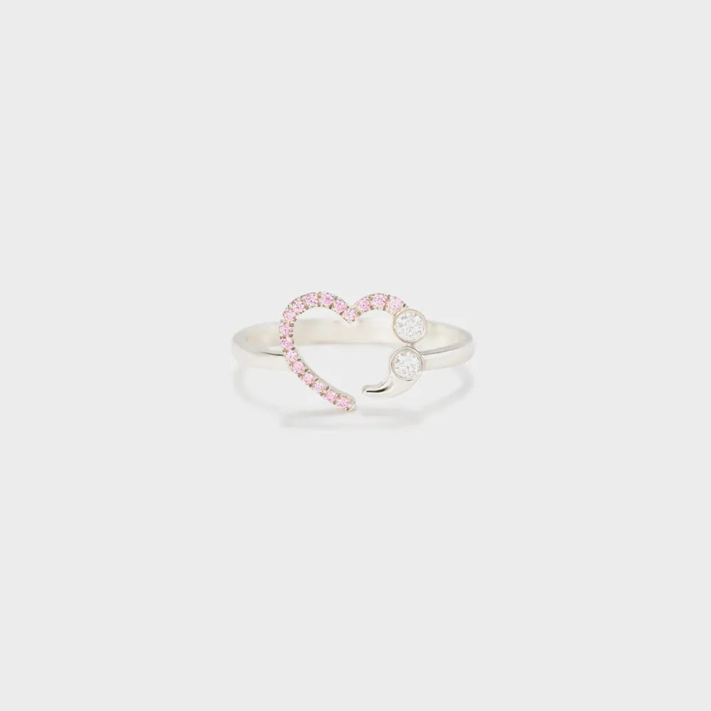 925 Sterling Silver Inlaid Zircon Ring - Treasured Gift's & More