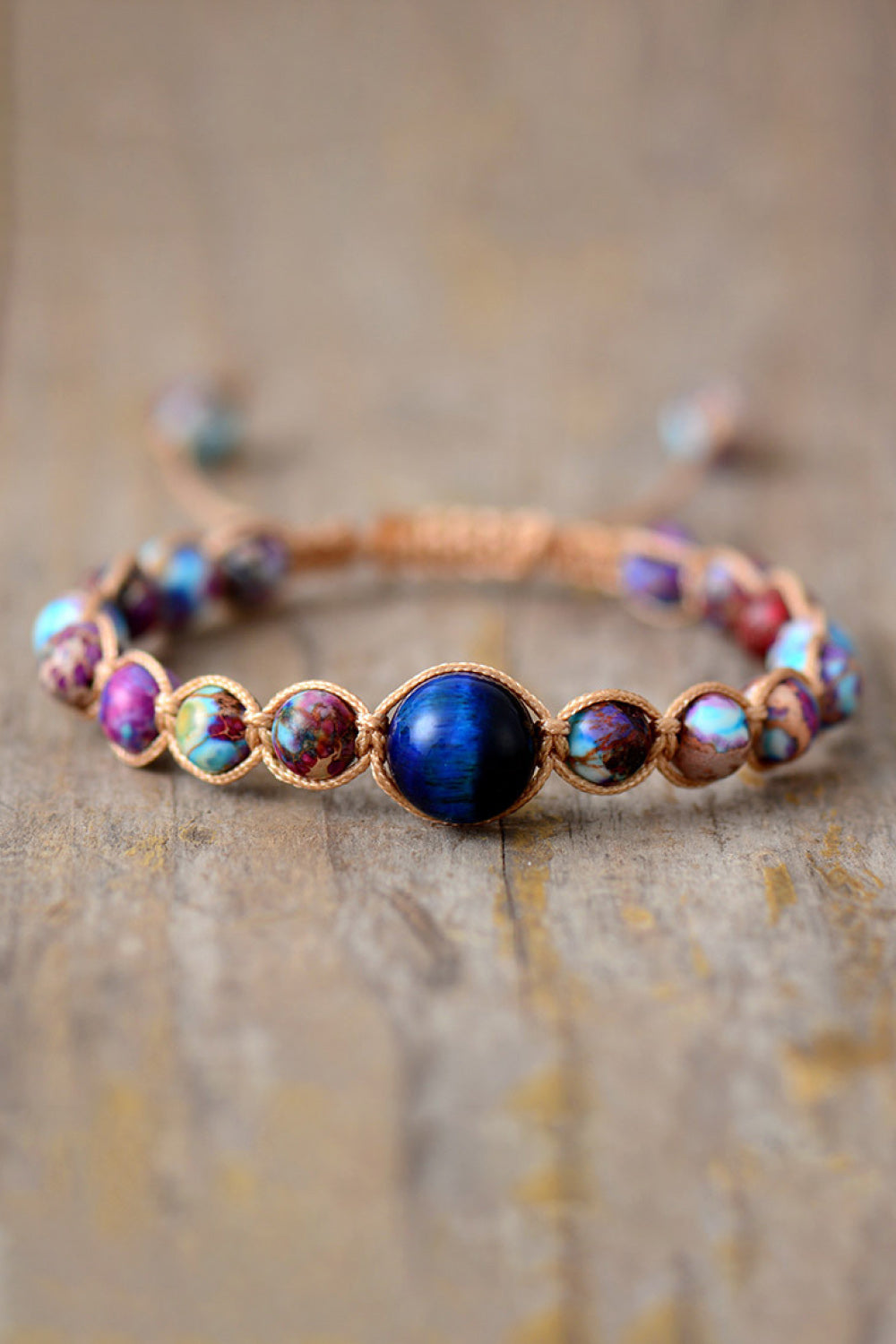 Imperial Jasper & Natural Stone Beaded Bracelet - Treasured Gift's & More