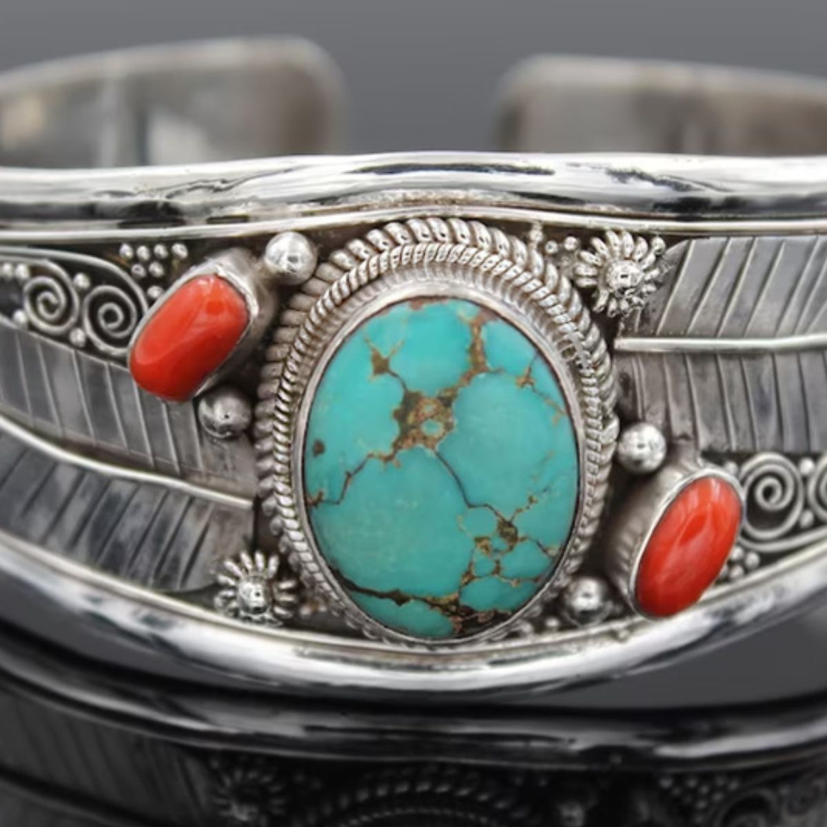 Turquoise Open Bracelet - Treasured Gift's & More