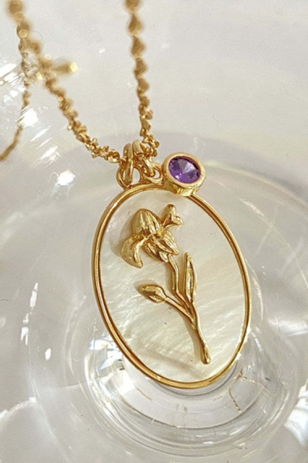 Flower Shell Pendant Copper Necklace - Treasured Gift's & More