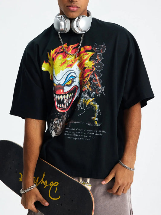Men's Graphic Round Neck Short Sleeve T-Shirt - Treasured Gift's & More