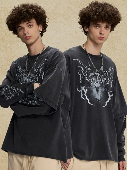 Men's Round Neck Graphic T-Shirt - Treasured Gift's & More