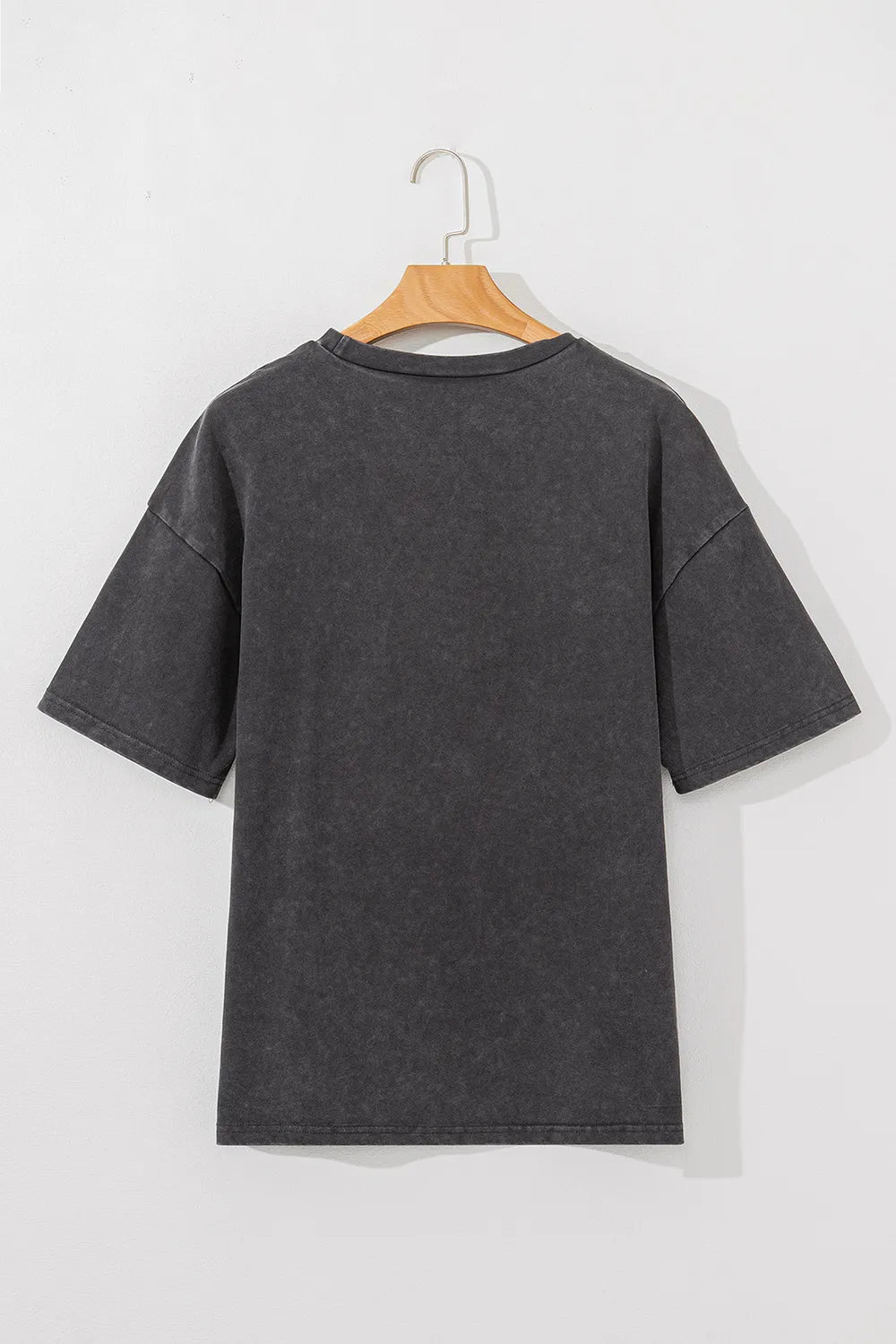 Cheetah Mineral Wash Round Neck Half Sleeve T-Shirt - Treasured Gift's & More