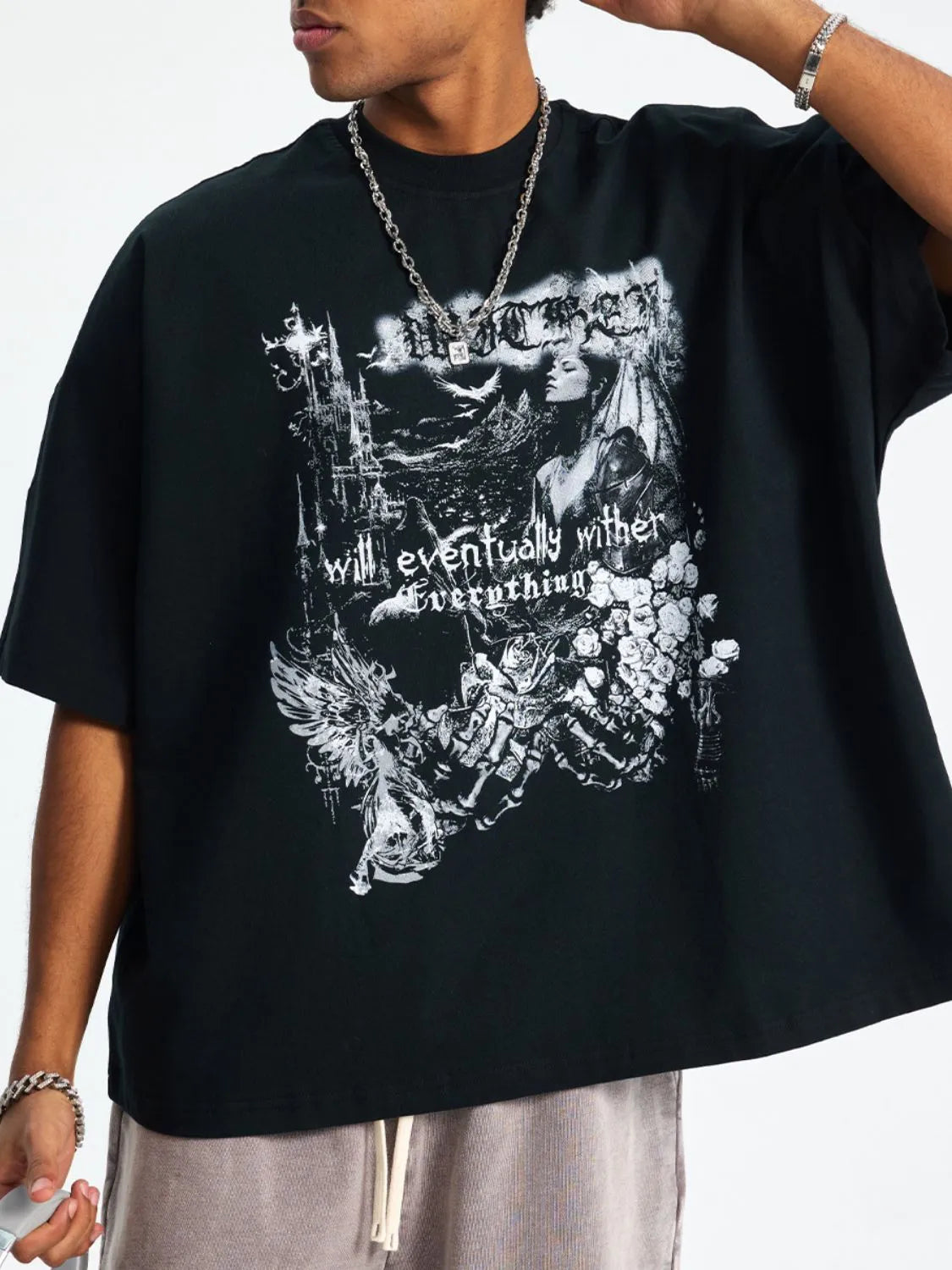 Men's Graphic Round Neck Short Sleeve T-Shirt - Treasured Gift's & More