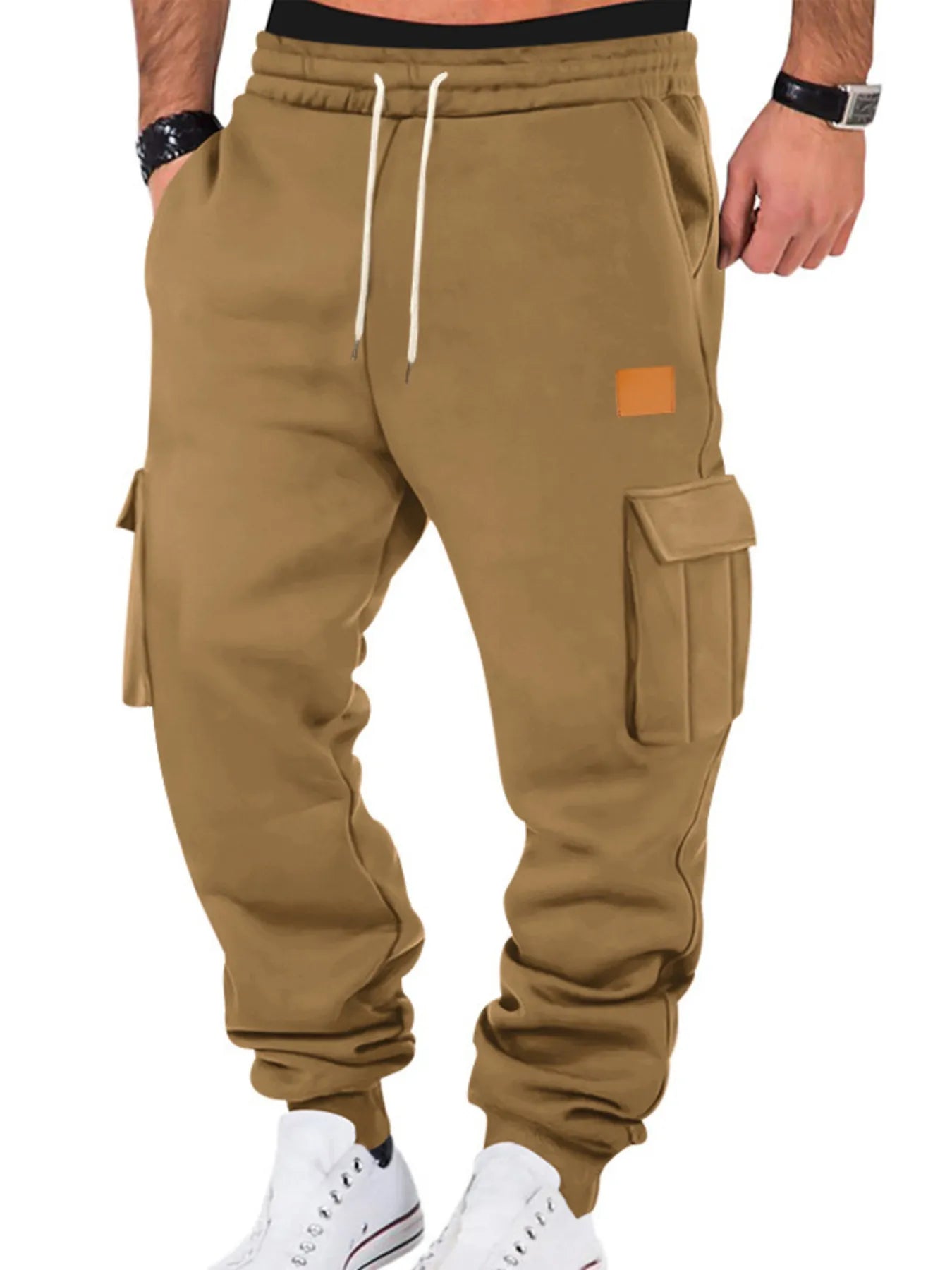 Men's Full Size Drawstring Loose Fit Pants Plus Size - Treasured Gift's & More
