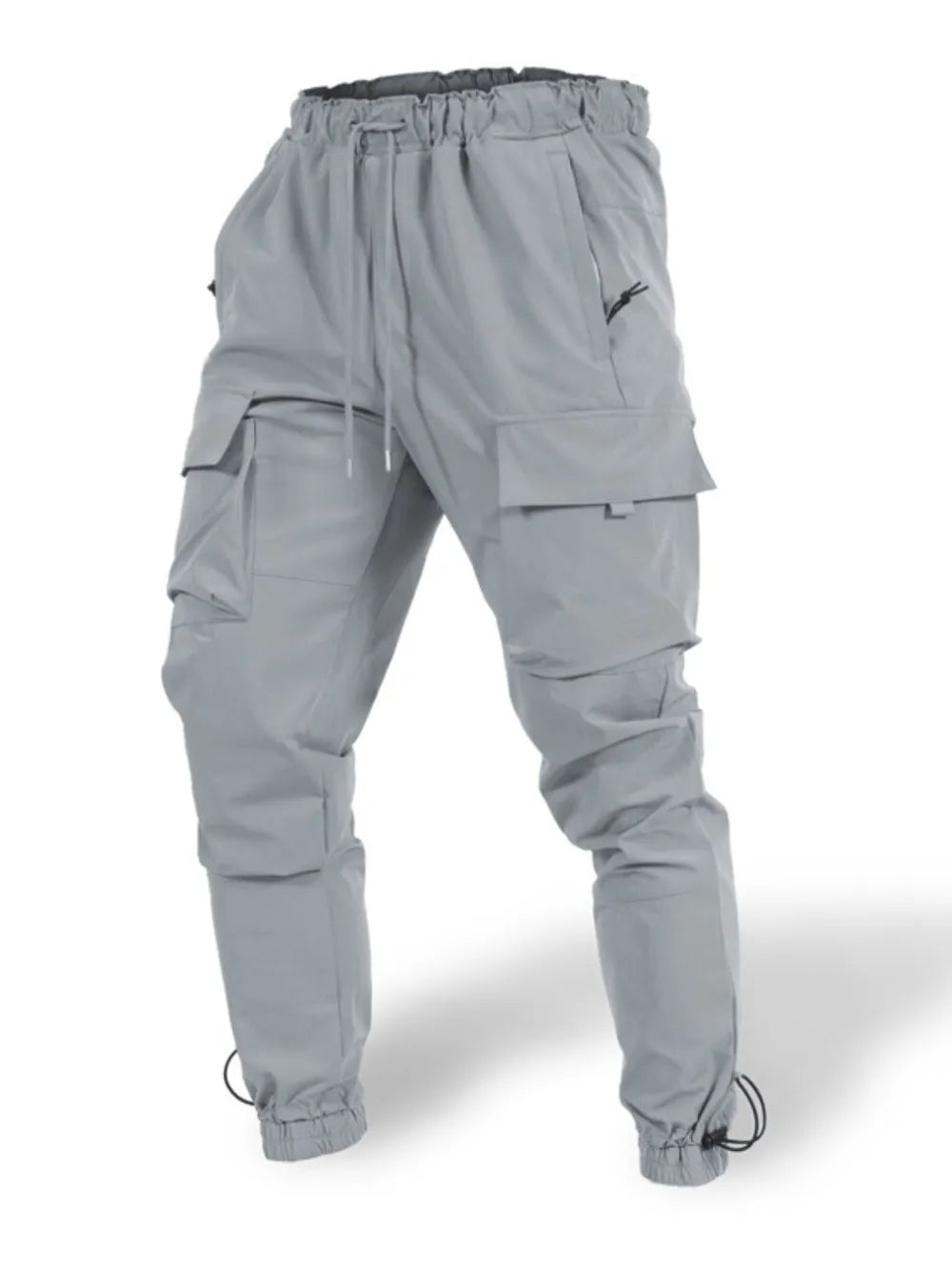 Men's Plus Size Drawstring Pants with Cargo Pockets - Treasured Gift's & More