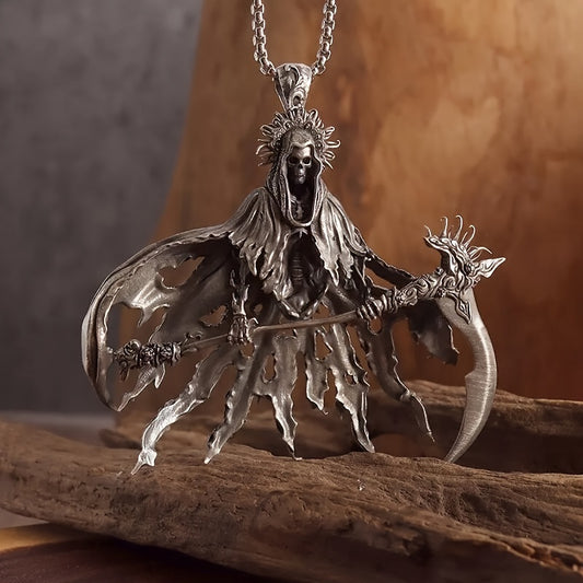 1pc Hell Reaper Death Pendant Necklace