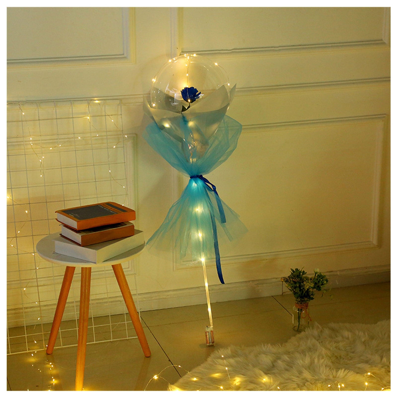 LED Luminous Balloon Rose Bouquet - Just $15.42! Shop now at Treasured Gift's & More