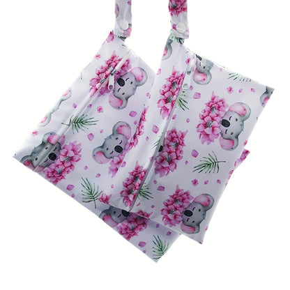 Adorable Koala Print Diaper Bags